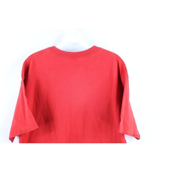 Vintage Famous Stars and Straps Mens Large Faded Spell Out Short Sleeve T-Shirt - Picture 7 of 9